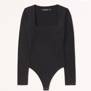 Abercrombie & Fitch Squareneck Bodysuit L Soft A&F Collection